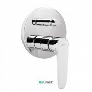 Змішувач для душу прихованого монтажу Tres Flat-tres одноважільний 2 хром 20418001