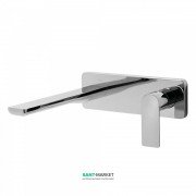 Змішувач для раковини Tres Loft-Tres одноважільний настінний хром 20020002