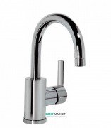 Змішувач для раковини Tres Lex-tres одноважільний з поворотним виливом хром 181703