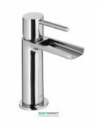 Змішувач для раковини Tres Max-Tres з відкритим каскадним виливом хром 06211001