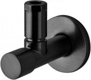 Вентиль запорный угловой Paffoni Light черный матовый ZACC 204 NO