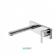 Змішувач для раковини Tres Lex-tres одноважільний настінний вилив 210 мм хром 08120021