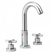 Змішувач для раковини Tres Bimax-Tres двухвентильний хром 168105