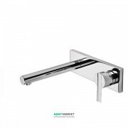 Смеситель для раковины Tres Lex-tres однорычажный настенный излив 210 мм хром 08120021