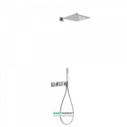 Душевая система Tres Block System термостатическая с верхним и ручным душем хром 20725201