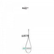 Душевая система Tres Block System термостатическая с верхним и ручным душем хром 20725203