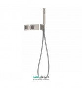 Термостат для душу Tres Block System colors з ручним душем 2 споживача сталь 20725291AC