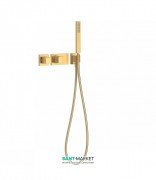 Термостат для душу Tres Block System colors з ручним душем 2 споживача матове золото 20725291OM