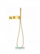 Термостат для душу Tres Block System colors з ручним душем 2 споживача золото 20735291OR