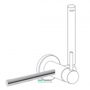 Тримач для рушників Tres 180 мм хром 03412401