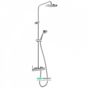 Душова стійка Tres Lex-Tres зі змішувачем верхнім і ручним душем хром 081192