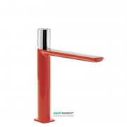 Змішувач для раковини Tres Loft colors одноважільний вилив 172 мм червоний/хром 20020304RO