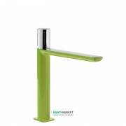 Змішувач для раковини Tres Loft colors одноважільний вилив 172 мм зелений/хром 20020304VE