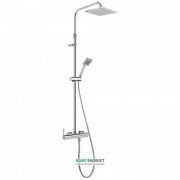 Душова стійка Tres Lex-Tres зі змішувачем верхнім і ручним душем хром 08119701