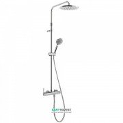 Душевая стойка Tres Lex-Tres со смесителем верхним и ручным душем хром 08119702