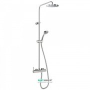 Душевая стойка Tres Lex-Tres со смесителем верхним и ручным душем хром 081192