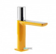 Змішувач для раковини Tres Loft colors одноважільний янтарно-жовтий/хром 20010302AM