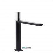 Змішувач для раковини Tres Loft colors одноважільний вилив 172 мм чорний/хром 20020304NE