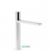 Змішувач для раковини Tres Loft colors одноважільний виливши 172 мм білий/хром 20020304BL