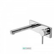 Змішувач для раковини Tres Max-Tres одноважільний настінний хром 06220002