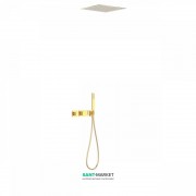 Душевая система Tres Block System colors термостатическая золото 20725204OR