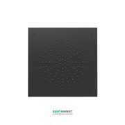 Верхній душ Tres Inox 500х500 мм 1 тип струменя чорний матовий 29995302NM
