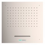 Верхній душ Tres Inox 500х500 мм 2 типу струменя сталь 29995501AC