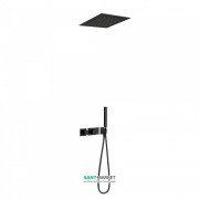 Душевая система Tres Block System colors термостатическая черный матовый 20725204NM