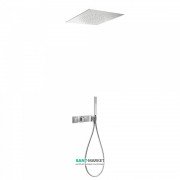 Душевая система Tres Block System термостатическая с верхним и ручным душем хром 20725208