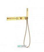 Термостат для ванны Tres Block System с ручным душем золото 20719201OR