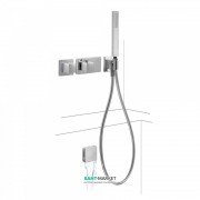 Термостат для ванны Tres Block System с ручным душем и наполнительным клапаном хром 20725206