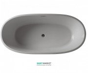 Ванна акриловая Galassia Eden отдельностоящая белый 7239