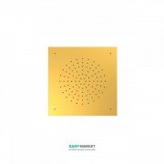 Верхний душ Tres Inox 380х380 мм 1 тип струи золото 29995301OR