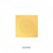 Верхній душ Tres Inox 380х380 мм 1 тип струменя золото матовий 29995301OM