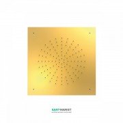 Верхний душ Tres Inox 500х500 мм 1 тип струи золото 29995302OR