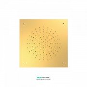 Верхний душ Tres Inox 500х500 мм 1 тип струи золото матовый 29995302OM