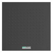 Верхний душ Tres Inox 500х500 мм 1 тип струи черный матовый 134951NM