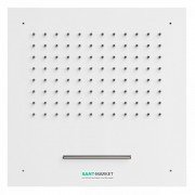 Верхній душ Tres Inox 500х500 мм 2 типу струменя білий матовий 29995501BM