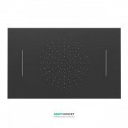 Верхній душ Tres Inox 500х800 мм 2 типу струменя чорний матовий 29996601NM