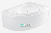 Ванна аэро- и гидромассажная акриловая PoolSpa Klio Asym 150х100 R правая система Smart 2 белый PHAC310ST2C0000