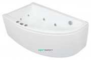 Ванна аэро- и гидромассажная акриловая PoolSpa Laura 150х90 L левая система Smart 2 + белый PHANW10ST2C1960