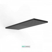 Верхній душ зі стіни Tres Inox 210х550 мм 1 тип струменя чорний матовий 29990302NM