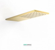 Верхній душ зі стіни Tres Inox 210х550 мм 1 тип струменя золото 29990302OR