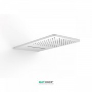 Верхний душ со стены Tres Inox 280х550 мм 2 типа струи белый матовый 29990308BM
