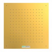 Верхній душ Tres Inox 500х500 мм 1 тип струменя золото 134951OR