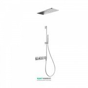 Душевая система Tres Block System термостатическая с верхним и ручным душем хром  20735210