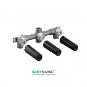 Комплект для предварительного монтажа настенного смесителя Dornbracht на 3 отверстия хром 35 707 970 90