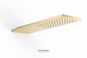 Верхний душ со стены Tres Inox 160х550 мм 1 тип струи золото матовый 29990303OM