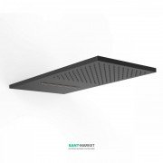 Верхній душ зі стіни Tres Inox 280х550мм 2 типу струменя чорний матовий 29990301NM