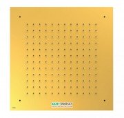 Верхний душ Tres Inox 380х380 мм 1 тип струи золото 134944OR